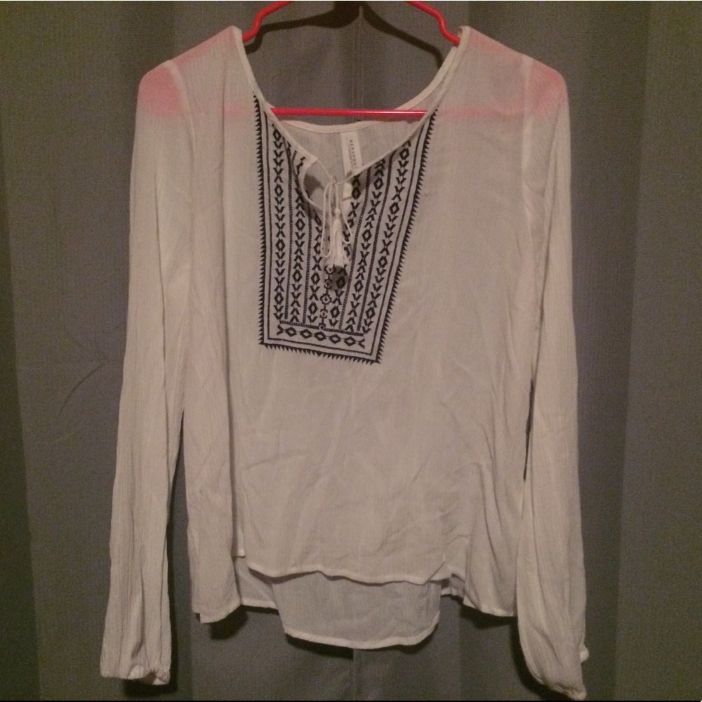 white blouse